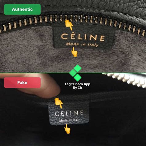 fake celine bag vs real|how to authenticate a celine bag.